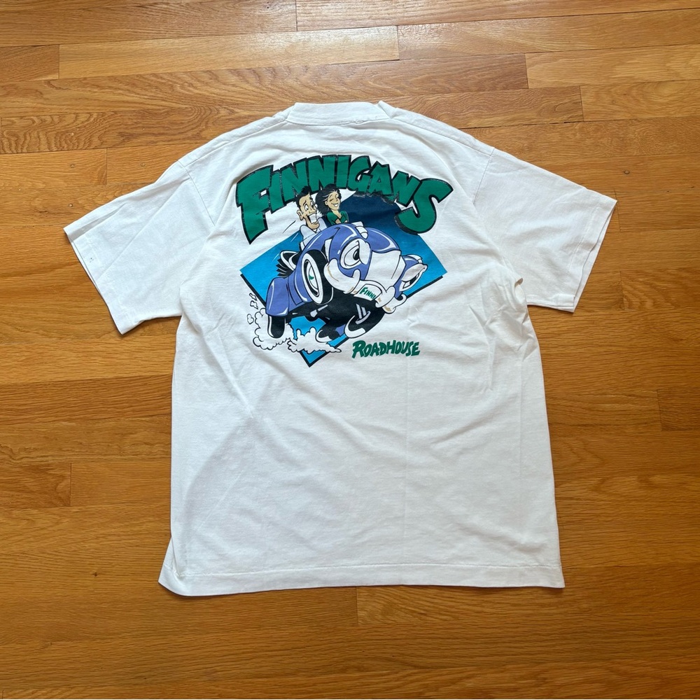 90s Road House Finnigans Cartoon Tee